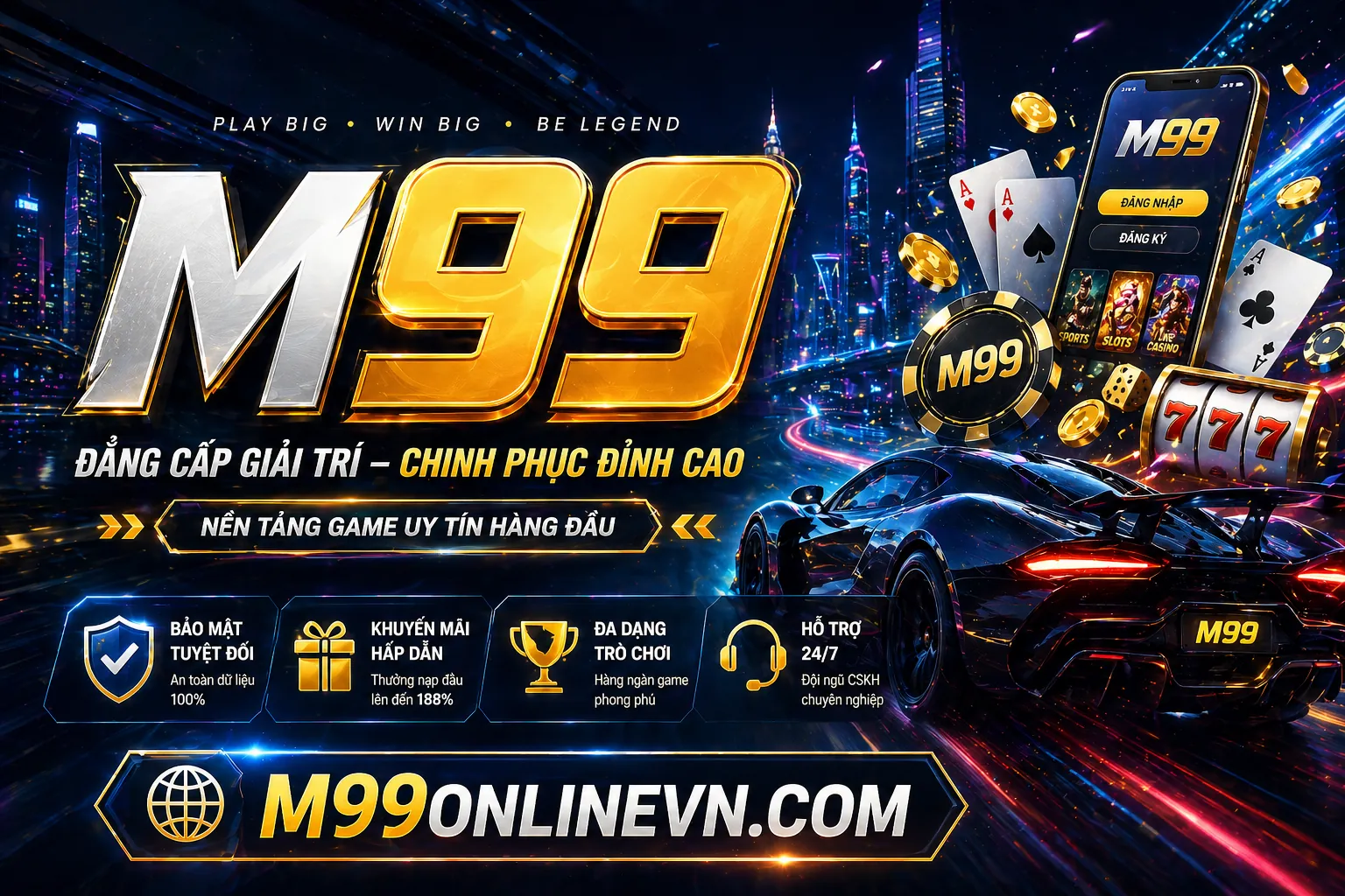 Sân vận động bóng đá rực rỡ với logo 68vn khuyến mãi